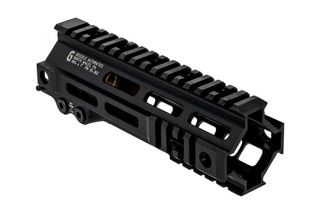 Geisele Automatics Super Modular Mk4 handguard 7 inch features a black hardcoat anodized finish